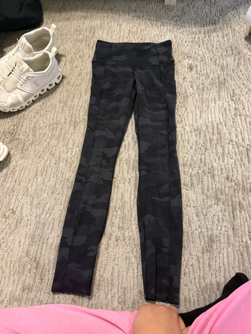 lululemon athletica Black Camo High-Rise Leggings
